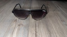Vintage Ferrari Foldable Aviator Sunglasses Black Purple Tone Gradient Lens