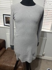 Maje Womens Angora Wool Spiked Cuffs Henriette Long Sweater Dress Size 3/ M