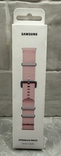 Samsung Galaxy Watch 7 6 5 4 Athleisure Band Nylon Strap One Click S/M - Pink
