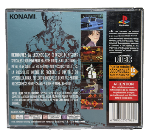 Metal Gear Solid: Missions Spéciales - Sony Playstation 1 - PAL - Photo 3/4