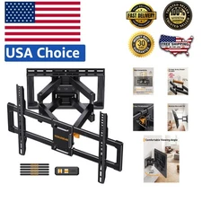 Listed Full Motion TV Wall Mount for 42-85 Inch TVs - Heavy Duty Design