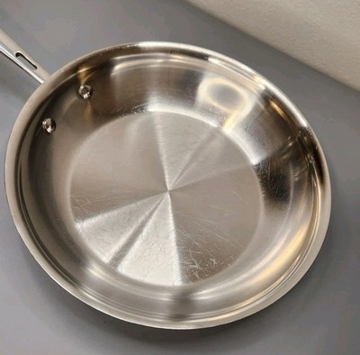 EMERIL 10 Inch Skillet Stainless Steel Copper Core Fry Pan Saute See Photos