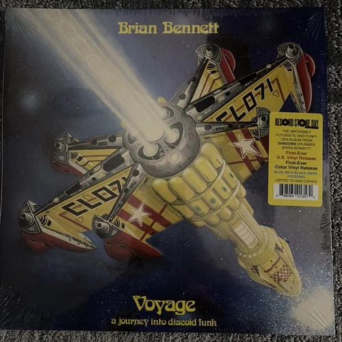 BRIAN BENNETT Voyage (A Journey Into Discoid Funk) LP on COLOR VINYL New SEALED