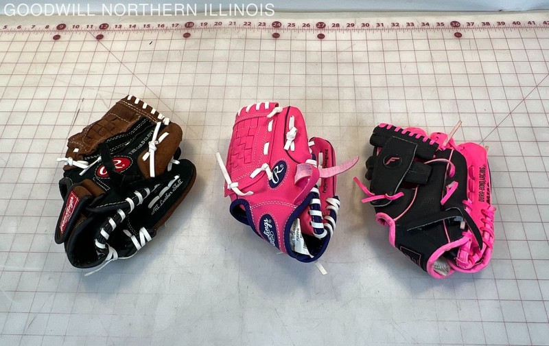 Youth Baseball Gloves Franklin Inferno + Rawlings Players Series 9" + Savage 10"
