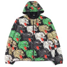 Excellent GUCCI Down jacket PANTHER DOWN JACKET Multicolor All-over Pattern ...