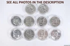 NobleSpirit Excellent 10x $5 FV GEM BU Franklin Half Dollar Mixed Date Lot