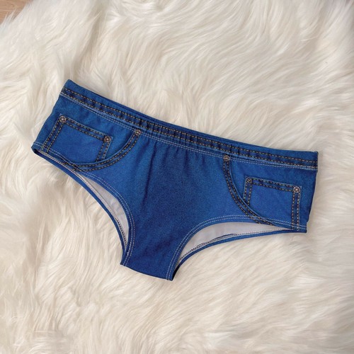 Sexy Damen Hot Pants Jeans Mini Micro Shorts Beachwear Denim Low Waist Shorts - Bild 7 von 12
