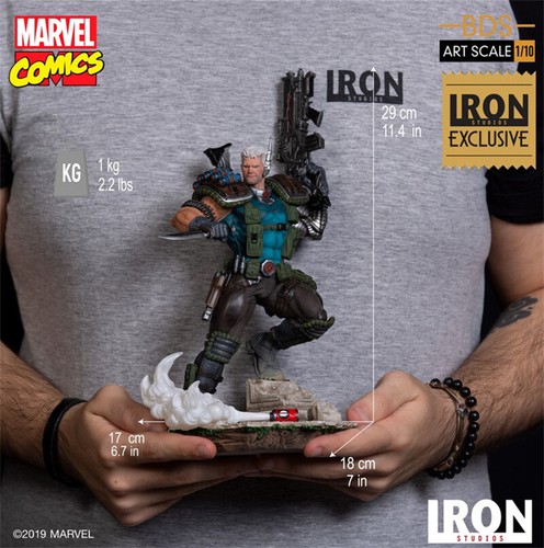 Marvel Comics Cable 1/10 MARCAS17919-10 Male Soldier Statue Figure Garage Kit - Picture 17 of 17