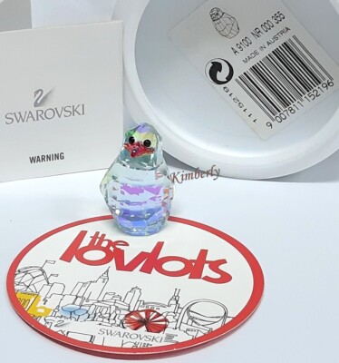 Swarovski Sealife Penguin Family-Johnny Multicolor Crystal