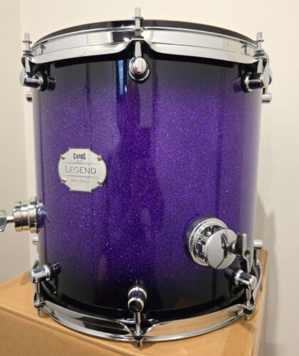 Drum Kit Floor Tom Chaos Legend Maple Floor Tom 14x14 Purple Sparkle Burst - Bild 5 von 5