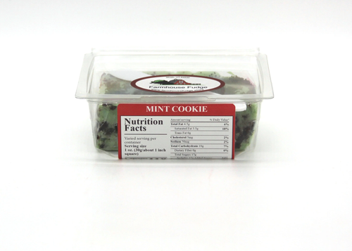 Farmhouse Fudge: Mint Cookie Fudge 8oz.