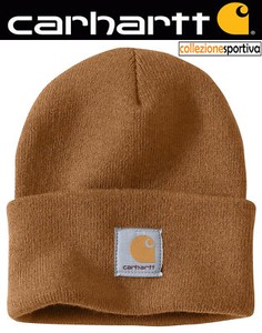 CAPPELLO BERRETTO CARHARTT ACRYLIC WATCH HAT - A18-BRN col. marrone | eBay