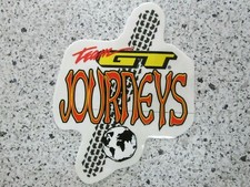 GT bicycles sticker / decal TEAM GT JOURNEYS 1990s BMX MTB stickers