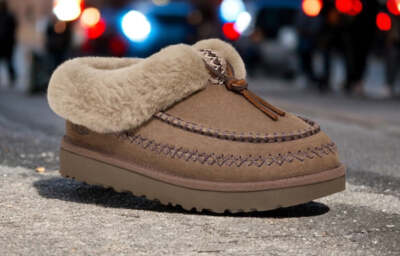1158258-HCK] WOMENS UGG TASMAN ALPINE SLIPPER 'HICKORY' | eBay