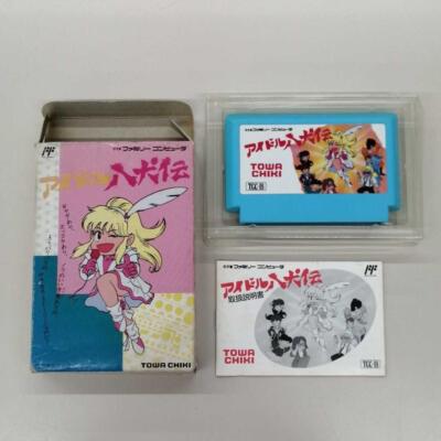 Towa chiki IDOL HAKKENDEN Hakken Den Nintendo Famicom Japan Retro