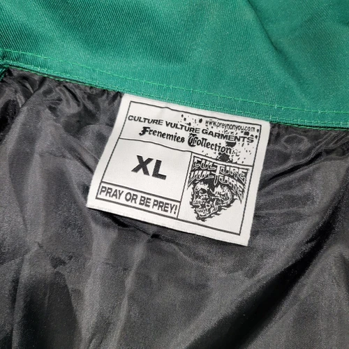 Culture Vulture Backstabbers Collection Green Jacket XL Ghostface Horror NWOT image 4