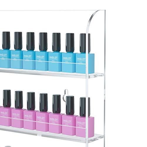 Acrylic Wall Mounted Nail Polish Display Stand Display Rack Nail Polish