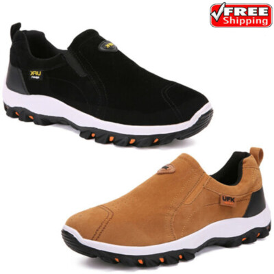 Men's Outdoor Non Slip Work Hiking Shoes Lightweight Comfort Driving Sneakers US