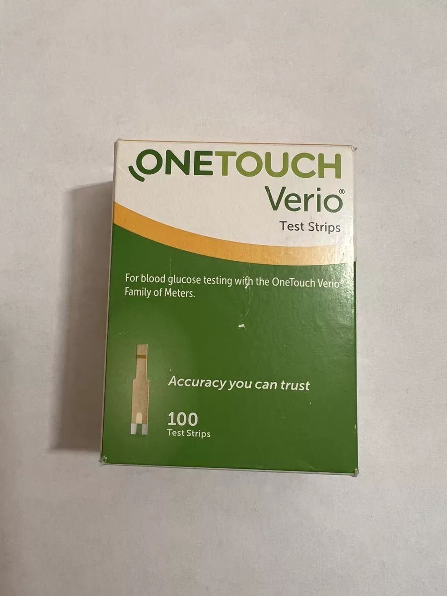 One Touch Verio 100 Count Strips By Lifescan