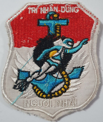 US Navy Seals. Südvietnam Stoff Patch Abzeichen. USN. Vietnamkrieg