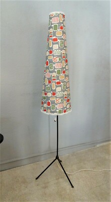 RETRO 50s TRIPOD danish LAMPE 50er,stilnovo 60er akari stil 50s string VINTAGE