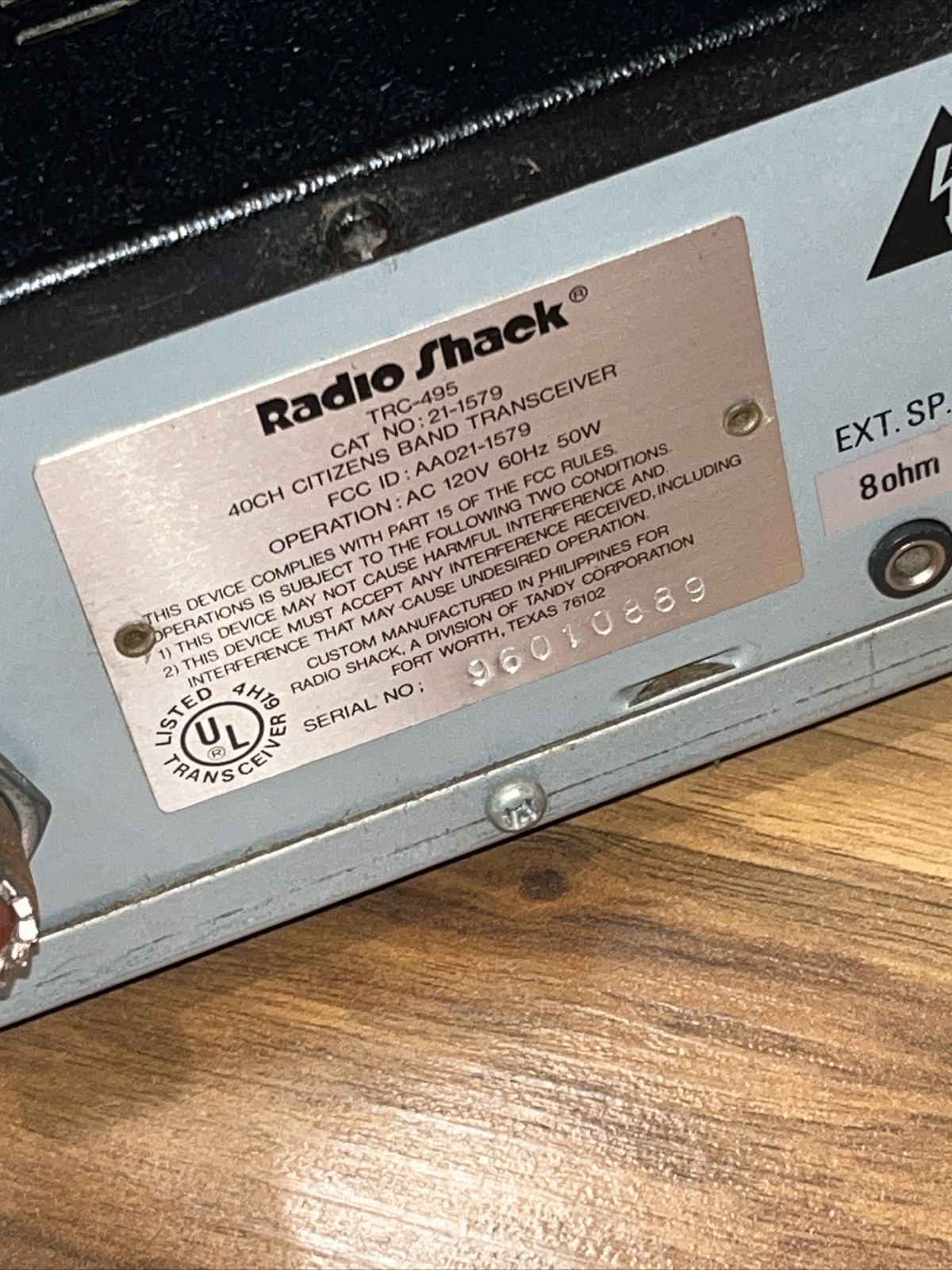 Radio Shack CB Radio TRC495 Base Station Vintage Tested Works Great eBay