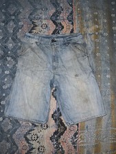 Vintage Carhartt Blue Bermuda Carpenter Shorts Size 32