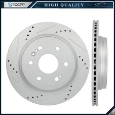 Rear Brake Discs Rotors For 2020-2024 Chevrolet Silverado 1500