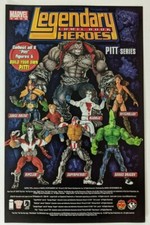 Leyendas de Marvel Serie PITT Anuncio Impreso Figura Póster Arte PROMOCIÓN Original Judge Dredd