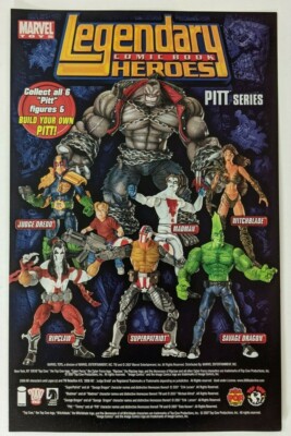 Marvel Legends PITT Series Print Ad Figure Poster Art PROMO