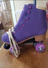 Roces vegan, purple indoor roller skates