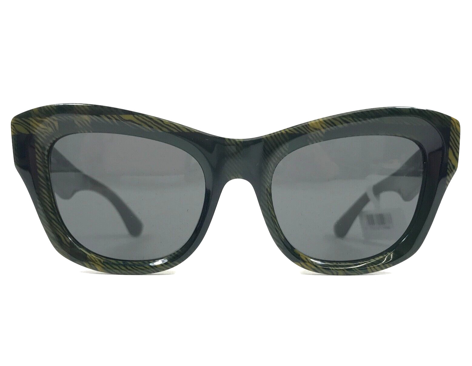 Солнцезащитные очки Burberry B4442-U 412587 Nova в клетку Зеленый Коричневый Черный с серыми линзами 23090₽