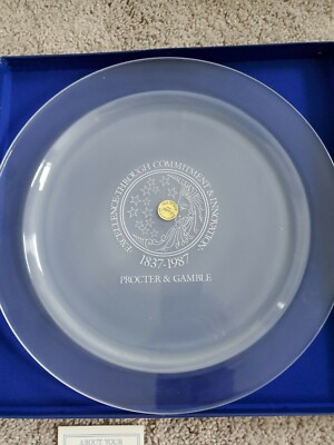 Procter & Gamble 150th Anniversary Sesquicentennial Plate w/Old Logo