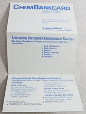 Vintage Chemical Bank New York ChemBankcard Directory