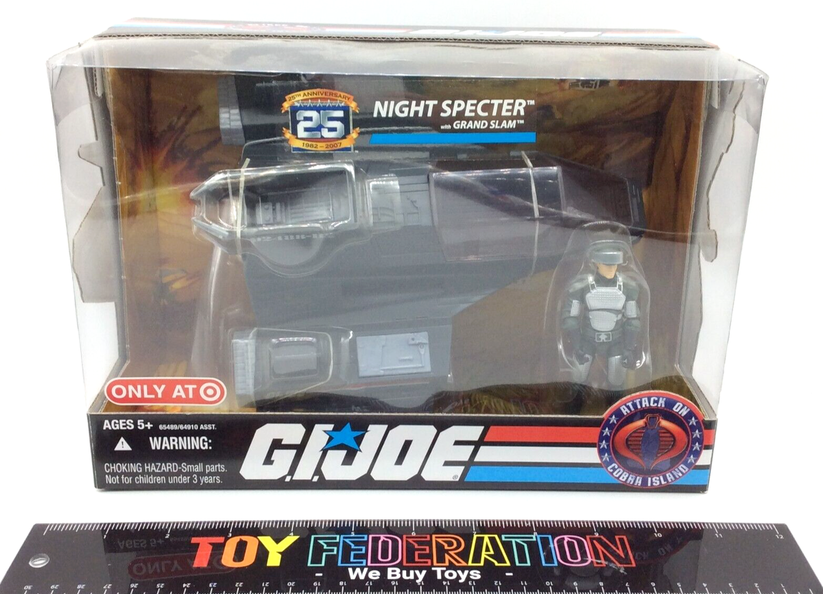 Hasbro G.I. Joe 25th Anniversary NIGHT SPECTER WITH GRAND SLAM