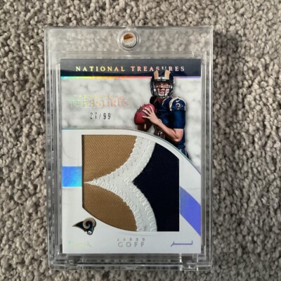 2016 Panini National Treasures - Tremendous Treasures #TTR-JG Jared Goff /99...
