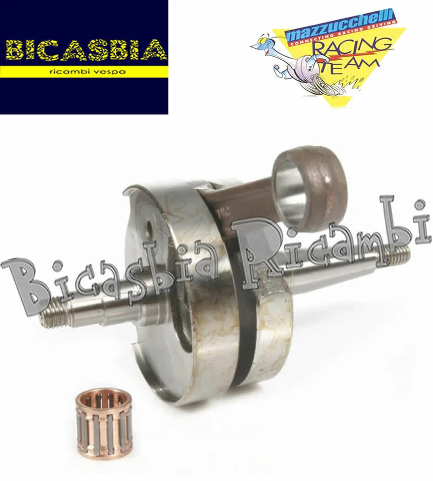 1374 - ALBERO MOTORE MAZZUCCHELLI TIPO ORIGINALE VESPA 125 ET3 PRIMAVERA CONO 19