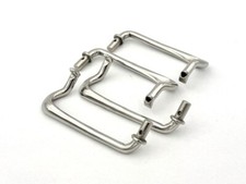Polished Stainless Hood Handles For 1934-1936 Ford Cars And 1935-1937 Pickups