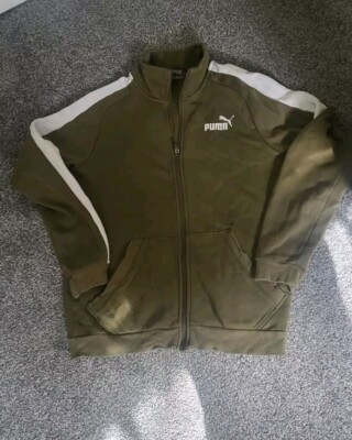 Puma Green Mens XS Tracksuit Top UK