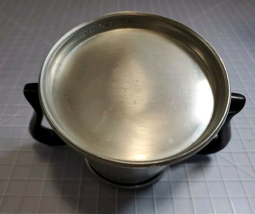 Nice Stieff Pewter P2 Wood Handle Sugar Bowl With Lid VGUC - Picture 3 of 10