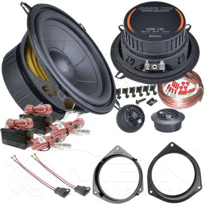 GROUND ZERO LAUTSPRECHER für FIAT DOBLO 2 Typ 263 ab 2010 Front Tür 140W #BAG3