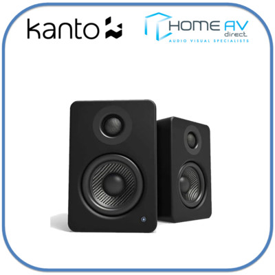 Kanto Audio YU2 - aktive Desktop-Lautsprecher - mattschwarz