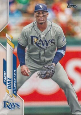 2020 Topps #487 YANDY DIAZ - Tampa Bay Rays