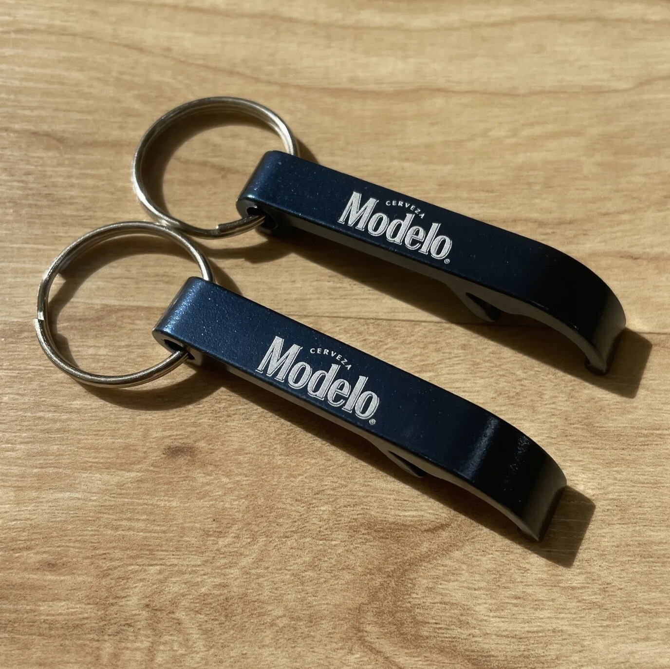 SET OF 2 MODELO CERVEZA Beer Brand Bottle Openers Keychain 2 Pack