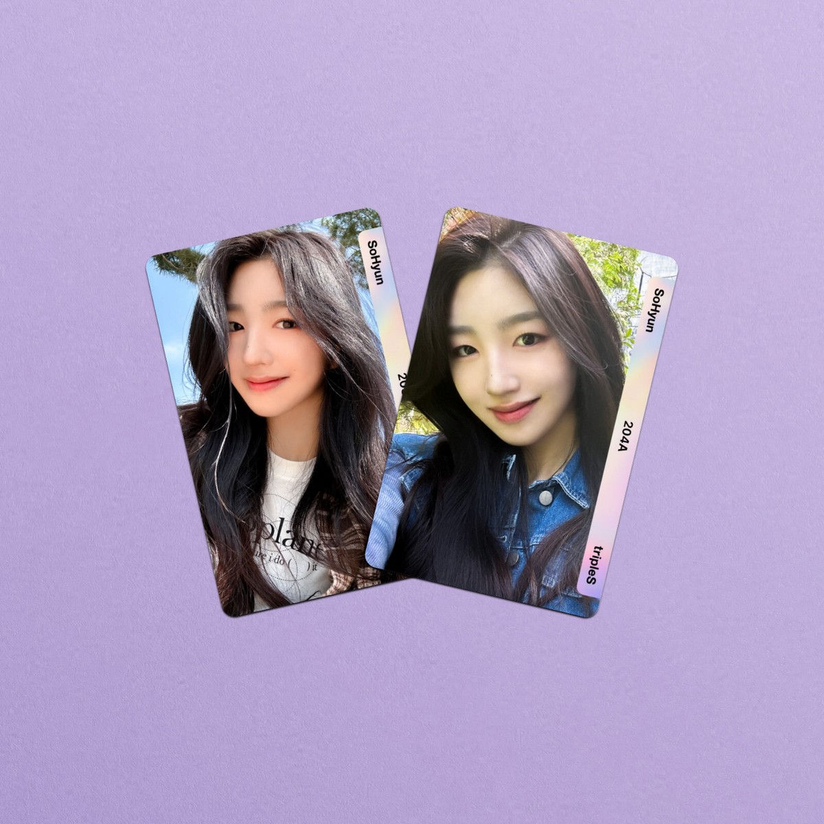 tripleS S14 SoHyun REPLICA objekt Binary01 200s Fanmade Photocards