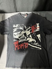 Vintage 2000s Misfits Bullet Shirt Cinderblock 2001 Punk JFK