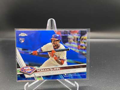 Roman Quinn 2017 Topps Chrome Blue Wave Refractor #135 /75 Phillies RC