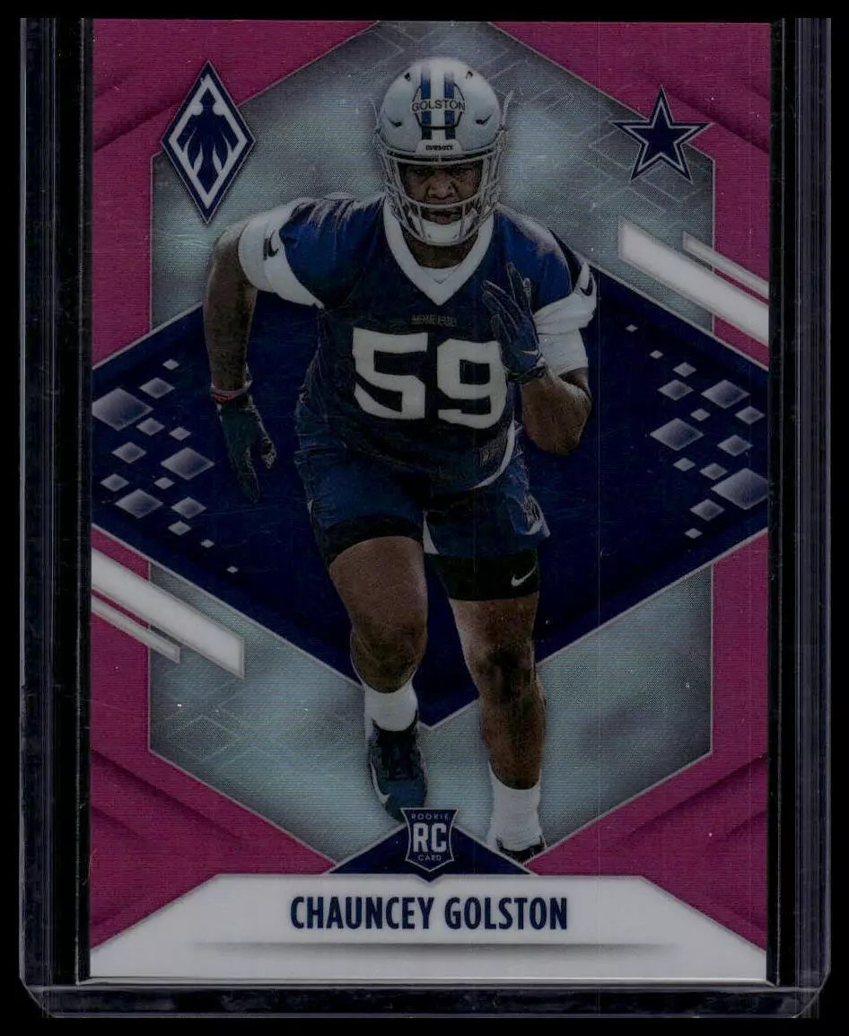Chauncey Golston trading card