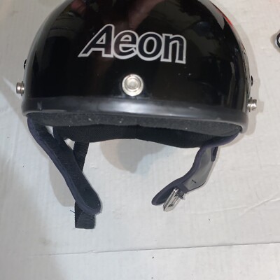Aeon Half Helmet for Motorcycle Street Riding DOT Approved | eBay