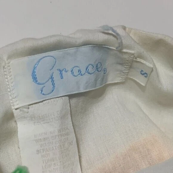 复古 80 年代连衫裤女宝宝 2 件套优雅蔬菜小台阶 3-6 M — 第 4/4 张图片